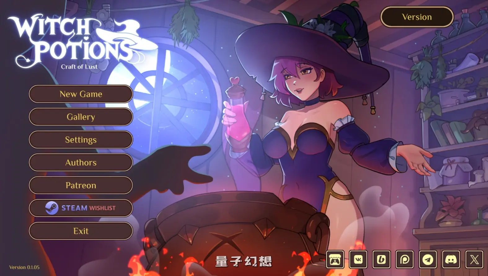 【女巫蕾娜/SLG】魔女秘药 – 欲望炼金术 Witch Potions – Craft of Lust Ver0.1.05 生肉先行版 [1.33G] 电脑游戏 第1张